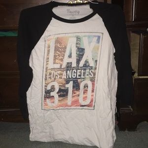 LAX Graphic Baseball Tee